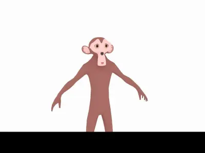 Suzanne Character Free 3D model