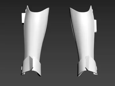 Star Wars The Rise of Skywalker Jet Trooper Shin Armor 3D print model