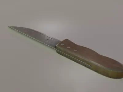 PBR Kitchen Knife Free low-poly 3D model