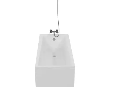 Bathtub Free low-poly 3D model