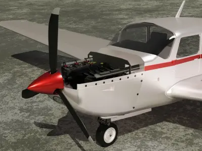 Mooney M20J 3D model