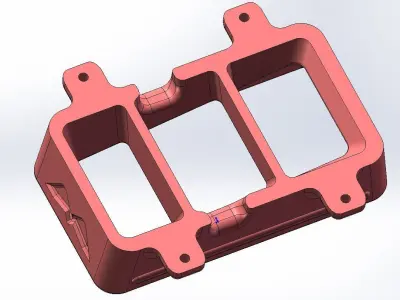 RC jet - UAT cradle mount 3D print model