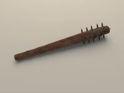medieval club 3D model