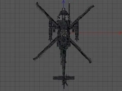 UH-60 Blackhawk SOAR 3D model