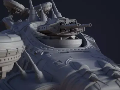 Matrix Airship  3D model