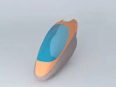 Helicopter cabin Free 3D model