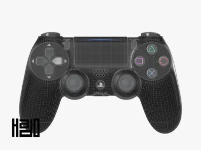 DualShock 4 Low-poly 3D model