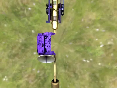 Sci-Fi Cannon 3D model