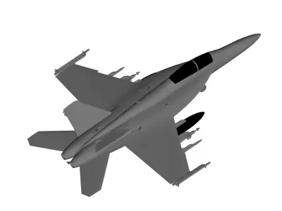 Boeing 18E Super Hornet 3D model