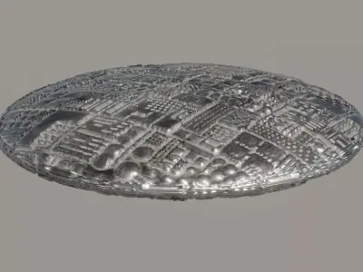 Ufo 3D model Low-poly 3D model