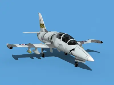 Aero Vodochody L-39C Albatross Costa Rica 3D model