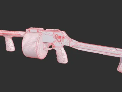 Armsel Striker Low-poly 3D model