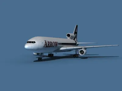 Lockheed L-1011-50 Arrow 3D model