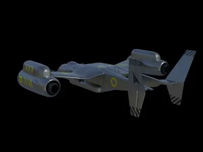 Bell Boeing v-27 macaw vtol jet 3D model