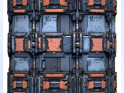  Sci-FI Seamless Texture Texture purchase