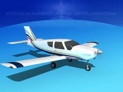 Socata TB-20 Trinidad V01 3D model