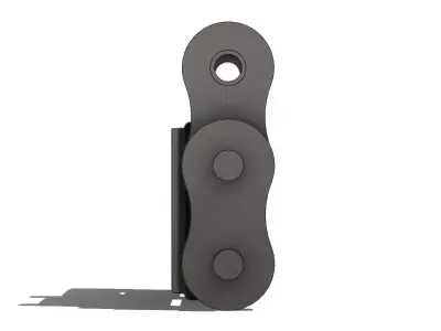 Corrente de Rolos ASA 60 Roller Chain 3D model