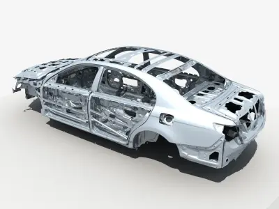 Car Frame 02 3D model