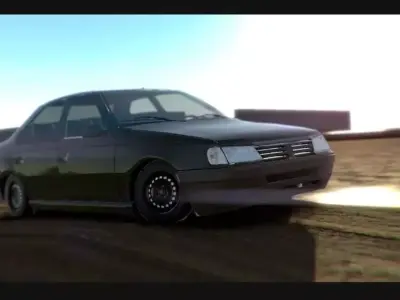 A Car For Real-Time Apps and Video Games Free low-poly 3D model