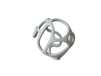 SciFi Cube Object No 32127 Low Poly Shape Texture
