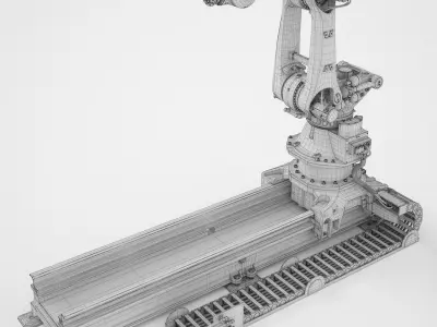 KUKA KR FORTEC-2 Ultra Rail System 01 3D model