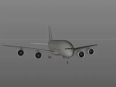 Airbus A380 - 3D model 3D print model