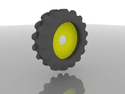 Truck Tyre - Maya Free low-poly 3D model