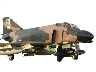 F-4 Phantom II 3D model