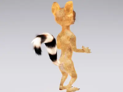 Cartoon animal 3D model