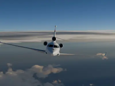 Dassault Falcon 8x 3D model