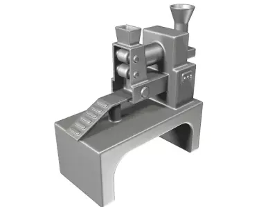 Fabulous Food Processing Machine Low-poly 3D model