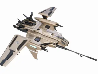 AIRCRAFT 039 CANNON TYPE 3D model