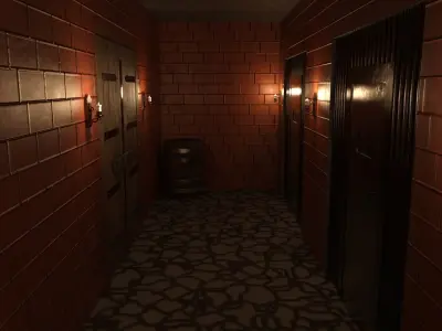 WB Dungeon of the Damned Low-poly 3D model