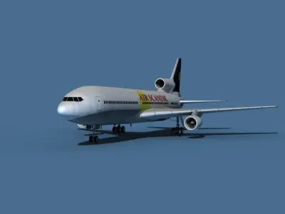 Lockheed L-1011-50 Air Scandic 3D model