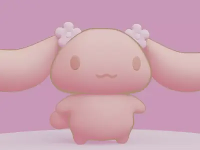 Mocha Low-poly 3D model