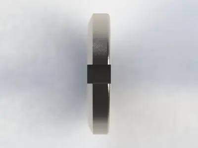 Nut Porca SKF KM 3 3D model