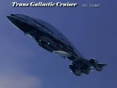 TRANS GALLACTIC CRUISER 3D model