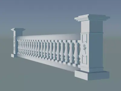 3D Balustrade 3D print model