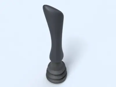 Single Controller Joy Stick Low-poly 3D model