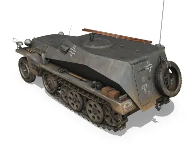 SDKFZ 253 - Beob Pz Wg - 11PD 3D model