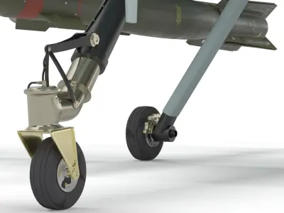 General Atomics UAV MQ-9 Reaper Military Aircraft Drone 3D model