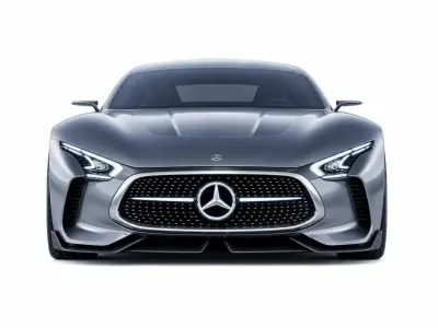 Futuristic Mercedes-Benz Concept Supercar 3D model