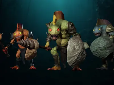 Murloc Low-poly 3D model