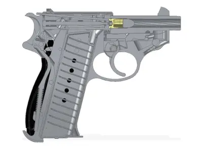 Walrher P38K 3D model