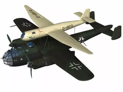 dfs228 High altitude reconnaissance aircraft 3D model