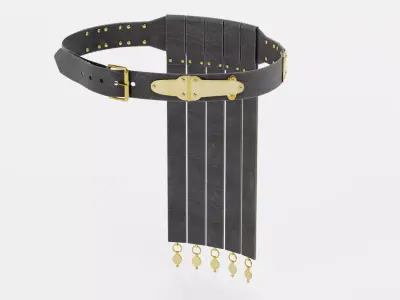 Belt - Roman Armor Equipment 3D model