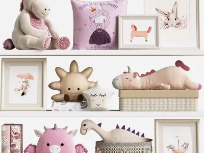 Kids Room Decor 152 3D model