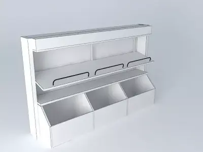 Kit416-Gate Breads and Leaning Shelf by Alex Marques Free 3D model
