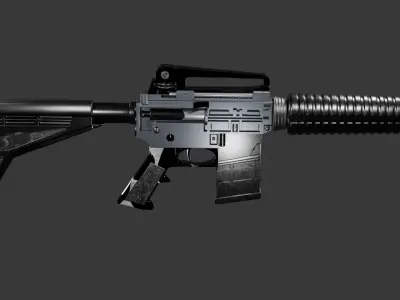 M4A1 Rifle High Quality 3D model