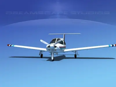 Piper PA-28R-201 Arrow III V13 3D model